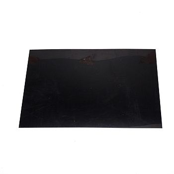 ABS Plastic Plates, Rectangle, Black, 301x199x0.5mm