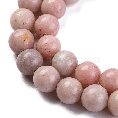 Natural Pink Opal Beads Strands(G-E444-28-8mm-01)-3