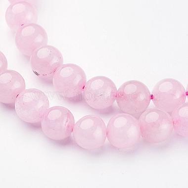 Chapelets de perles en quartz rose naturel(GSR034)-4