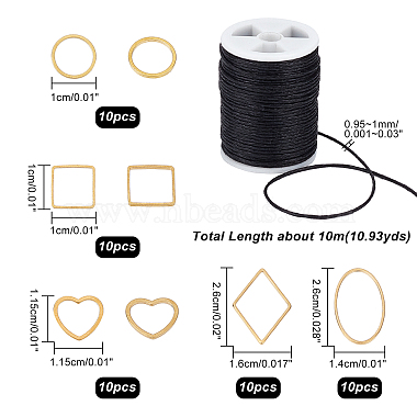 PandaHall Elite DIY Cord Bracelets Making Kit(DIY-PH0006-91)-6