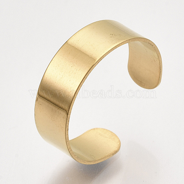 304 Stainless Steel Cuff Rings(STAS-T045-22A-G)-3