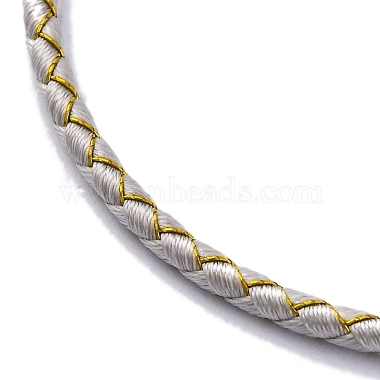 Polyester Cord Braided Bracelet Makings(MAK-Z003-01P-15)-2