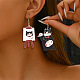 Acrylic Dangle Earrings(FS-WG2F752-05)-1