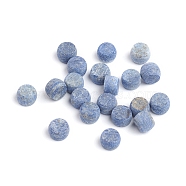 Natural Lapis Lazuli Beads, No Hole/Undrilled, Frosted, Barrel, 5~6.5x4.5mm(G-I274-27)