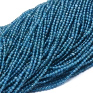 Natural Apatite Beads Strands, Round, 2mm, Hole: 0.5mm, about 195pcs/strand, 15.35 inch(39cm)(X-G-A177-04-12)