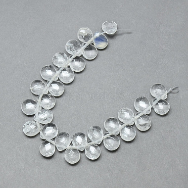 Natural Quartz Crystal Beads Strands(X-G-T006-15)-2