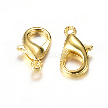 Zinc Alloy Lobster Claw Clasps(X-E103-G-NF)-2