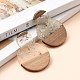 Transparent Resin & Walnut Wood Dangle Stud Earrings(EJEW-JE04281-02)-3