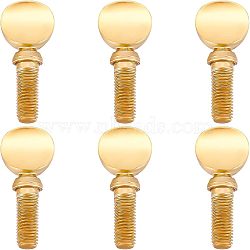 Brass Neck Receiver Tightening Screws, Saxophone Clarinet Ligature Screws, Golden, 27.5mm(AJEW-WH0307-19)