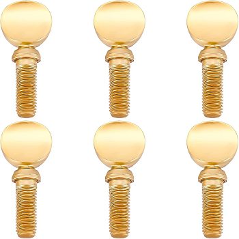 Brass Neck Receiver Tightening Screws, Saxophone Clarinet Ligature Screws, Golden, 27.5mm