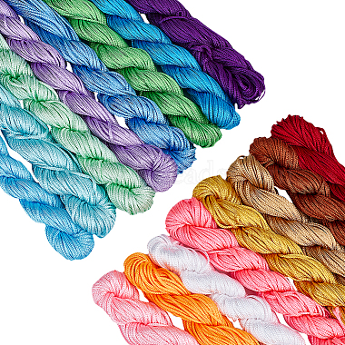 1mm Mixed Color Polyester Thread & Cord