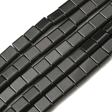 Black Square Non-magnetic Hematite Beads