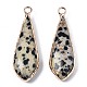 Natural Dalmatian Jasper Pendants(G-S359-319C)-2