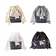 Givenny-EU 8Pcs 4 Colors Blank Non-Woven DIY Craft Drawstring Storage Bags(ABAG-GN0001-10B)-8