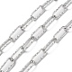 Tarnish Resistant 304 Stainless Steel Textured Paperclip Chains(CHS-G027-04P)-1