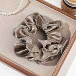 Velvet Hair Accessories, for Girls or Women, Scrunchie/Scrunchy Hair Ties, Rosy Brown, 130mm(PW-WGCB10E-06)
