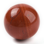 Natural Red Jasper Sphere Beads, No Hole/Undrilled, Round Ball Beads, 30~31mm(G-I367-05E)