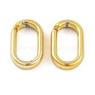 CCB Plastic Quick Link Connectors, Oval, Gold, 19x12x4mm, Inner Diameter: 14x8mm(CCB-G019-01)