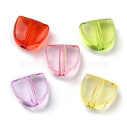Transparent Acrylic Beads, Half Oval, Mixed Color, 8x9x5mm, Hole: 1.2mm(OACR-K005-10)