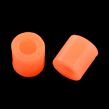 Coral Tube Plastic Beads