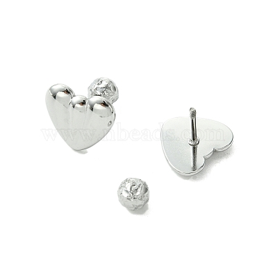 Non-Tarnish 304 Stainless Steel Ear Studs(EJEW-Q801-05P)-2