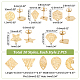 20Pcs 10 Style 304 Stainless Steel Stud Earring Findings(STAS-UN0040-40)-3