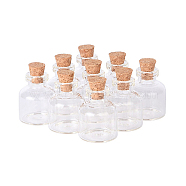 Mini Glass Bottle, Micro Landscape Home Dollhouse Accessories, Pretending Prop Decorations, Clear, 22x28mm, Capacity: 4ml(0.14fl. oz)(PW-WG4EB93-01)