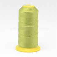 Nylon Sewing Thread, Green Yellow, 0.4mm, about 400m/roll(NWIR-N006-01Y-0.4mm)