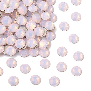 Preciosa&reg MAXIMA Crystal No Hotfix Flatback Stones, Czech Crystal, Dura Foiling, Round(438 11 615 Chaton Rose), 71350 Rose Opal, SS12(3~3.2mm)