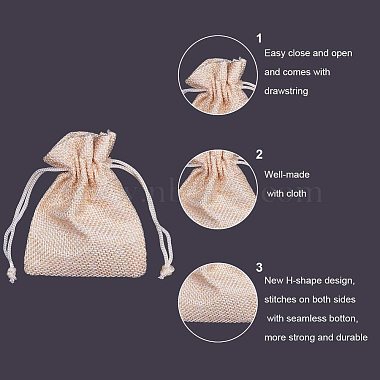 Burlap Packing Pouches Drawstring Bags(ABAG-NB0001-10)-3