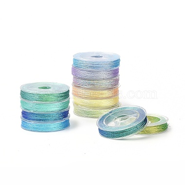 12 Rolls 12 Colors 6-Ply PET Polyester Cord(OCOR-L046-03C)-5