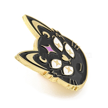 broche en émail chat magique(JEWB-B006-06D)-3