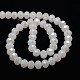 1 Strand Electroplate Opaque Solid Color Crystal Glass Rondelle Beads Strands(X-EGLA-F047A-01AB)-3