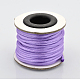 Cordons fil de nylon tressé rond de fabrication de noeuds chinois de macrame rattail(NWIR-O001-A-12)-1