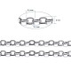 Brass Flat Oval Cable Chains(CHC025Y-NFK)-6