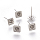 304 Stainless Steel Ear Stud Components(STAS-G187-13P)-1