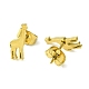 Cute Little Animal Theme 304 Stainless Steel Stud Earrings(EJEW-B041-04H-G)-2