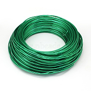 Aluminum Wire, Flexible Craft Wire, for Beading Jewelry Doll Craft Making, Lime Green, 17 Gauge, 1.2mm, 140m/500g(459.3 Feet/500g)(AW-S001-1.2mm-25)