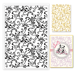 PVC Plastic Stamps, for DIY Scrapbooking, Photo Album Decorative, Cards Making, Stamp Sheets, Flower Pattern, 16x11x0.3cm(DIY-WH0167-56-801)