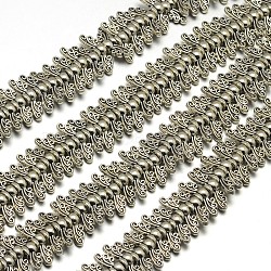 Tibetan Style Wing Alloy Bead Strands, Lead Free, Antique Silver, 4.5x14x3.5mm, Hole: 2mm, about 59pcs/strand, 8 inch(X-TIBEB-O007-22-LF)