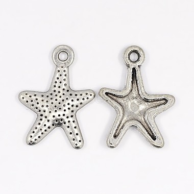 Antique Silver Starfish Alloy Charms