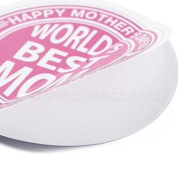 50Pcs Mother`s Day Paper Stickers(DIY-M055-06A)-2