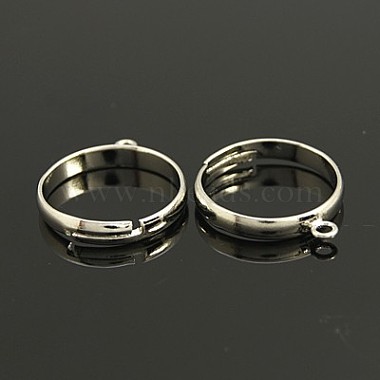Platinum Brass Ring Components