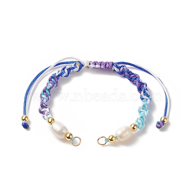 Gradient Color Polyester Cord Braided Bracelets(AJEW-JB01145)-2