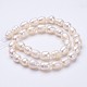 Natural Cultured Freshwater Pearl Beads Strands(PEAR-P002-27)-2