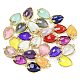 Natural & Synthetic Mixed Gemstone Faceted Pendants(G-M431-06G)-1