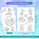 4 Sheets 11.6x8.2 Inch Stick and Stitch Embroidery Patterns(DIY-WH0455-092)-2