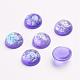 Half Round Resin Imitation Opal Cabochons(CRES-D029-16)-1