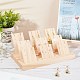 Wooden Earring Holder Necklace Shelf Tray Counter Pendant Jewelry Storage Props Display(EDIS-WH0012-02)-5