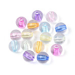 Transparent Acrylic Beads, Round, Mixed Color, 8mm, Hole: 1.8mm, about 1851pcs/500g(TACR-T030-30M)
